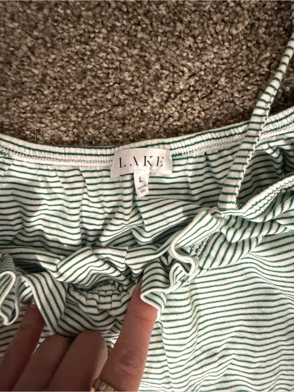 LAKE | Pima Ruffle Pants Set - Picture 4 of 5